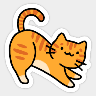 Tangerine - Orange Tabby Sticker